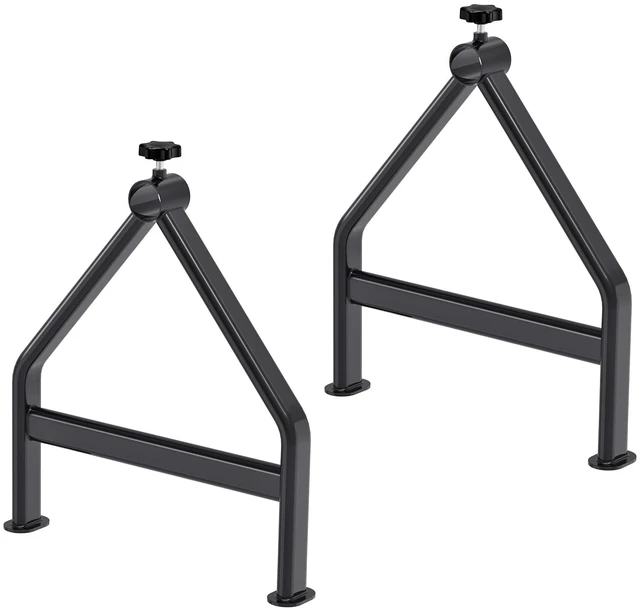 Main image of Wire Spool Rack for up to 28" Spools, Black Fully Welded, Portable Cable Caddy for Smooth Cable Dispensing on Job Sites, 220 lbs Capacity