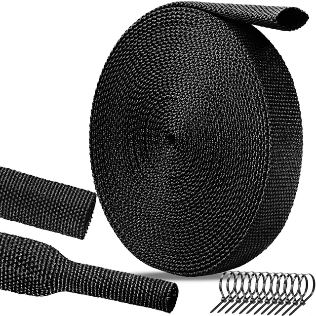 Main image of 12 Ft-2 Inch 2:1 Heat Shrink Wire Loom Braided Cable Sleeves,Heat Resistant Fabric Woven Shrink Tubing Wiring Harness for Protection Automotive,Harness Cable Sheath Tubing,Cable Management