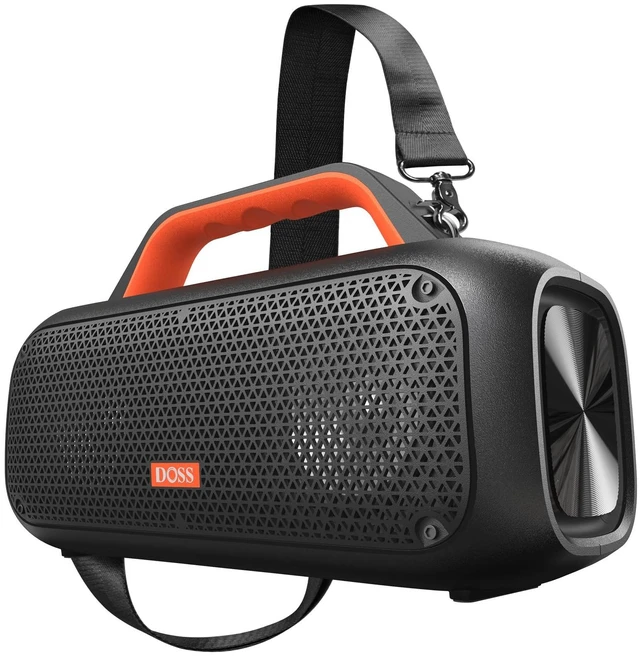 Main image of Extreme Boom Portable Bluetooth Speaker with 60W Mighty Sound-Orange 60W Deep Bass, 30H Playtime,10400mAh Power Bank, IPX6 Waterproof, TWS, BT 5.3, For Camping, Beach, Pool, Grage, Parties