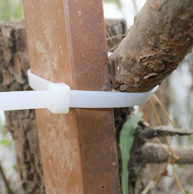Alt view image 6 of 6 - Extra long zip ties 36 inch white Large cable ties heavy duty outdoor use 250 lbs thick Nylon plastic Zipties 20pcs