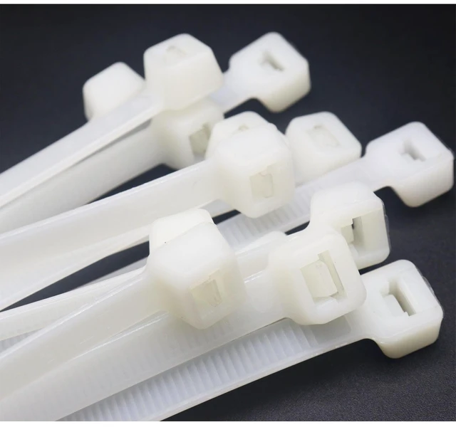 Main image of Extra long zip ties 48 inch white Large cable ties heavy duty outdoor use 250 lbs thick Nylon plastic Zipties 18 pcs