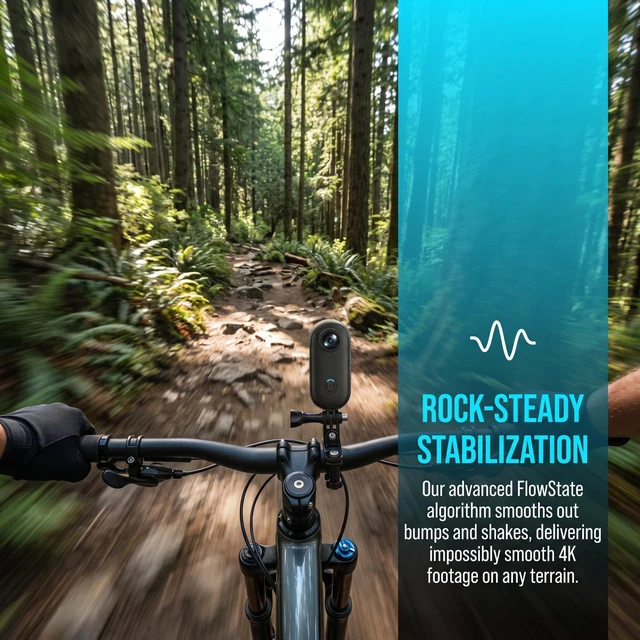 Alt view image 5 of 7 - 4K Mini Body Camera 64GB, EIS Motorcycle POV Camera Helmet Bike Mount Kit, 150° Wide Angle, WiFi App Live View, Magnetic Clip-On Action Cam, 100FT Waterproof Case
