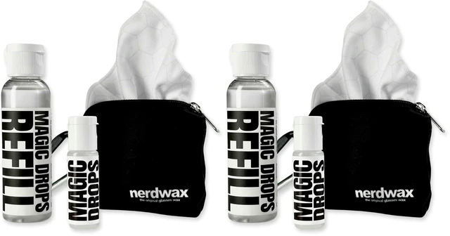 Main image of Magic Drops Glasses Cleaning Kit A Magical Clean for Your Sunnies Specs & Screens (Pack of 2)