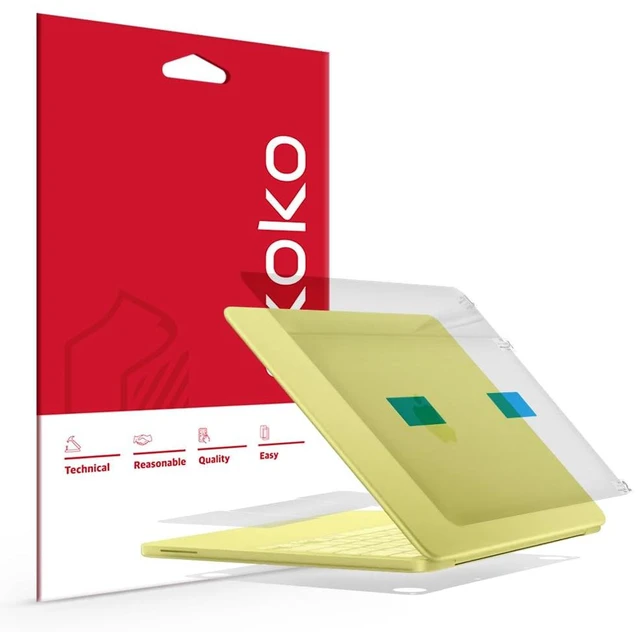 Main image of Invisible Matte transparent Skin Compatible with MacBook Neo 13 Inch Model A3404 Top & Bottom & Palmrest & Trackpad, Similar to Screen Protector TPU, Film Cover