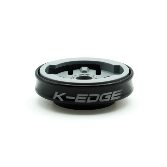 Alt view image 2 of 4 - Gravity Top Cap Bicycle Computer Mount, Wahoo, Black Wahoo Gravity Top Cap Mount With CNC Aluminum Construction, Secure Co-Polymer Interface, And Lightweight 18g Design