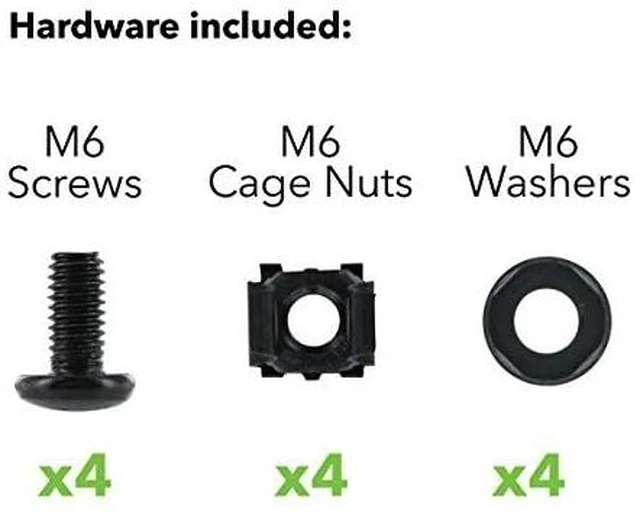 Alt view image 4 of 4 - Cantilever Server Shelf Vented Shelves Rack Mount 19 Inch 1U Black 6 Inches (150mm) deep