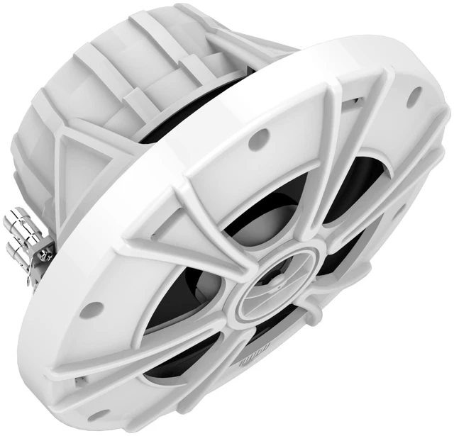 Alt view image 4 of 7 - DMS6525 6.5" 2-Way Marine Speakers Pair IPX5 480W Peak IPX5 water-resistant, corrosion & rust protection, 480W peak 120W RMS per speaker, high performance 2-way sound, white