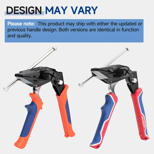 Alt view image 7 of 7 - iCrimp Steel Strapping Banding Tool, Metal Tensioner Built-In Cutter for 0.18" to 0.94" Width Stainless Steel Tie, Suitable for Cable Grips, Automotive Wire Harness, Utility Poles, WCB-324