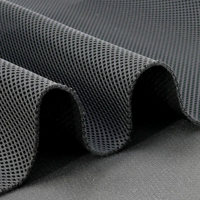 Alt view image 3 of 6 - Stereo Mesh Fabric for Speaker Repair - Premium Quality Speaker Grill Cloth for Speaker Restoration and Repair - 60 x 80 in / 150 x 200 CM Black