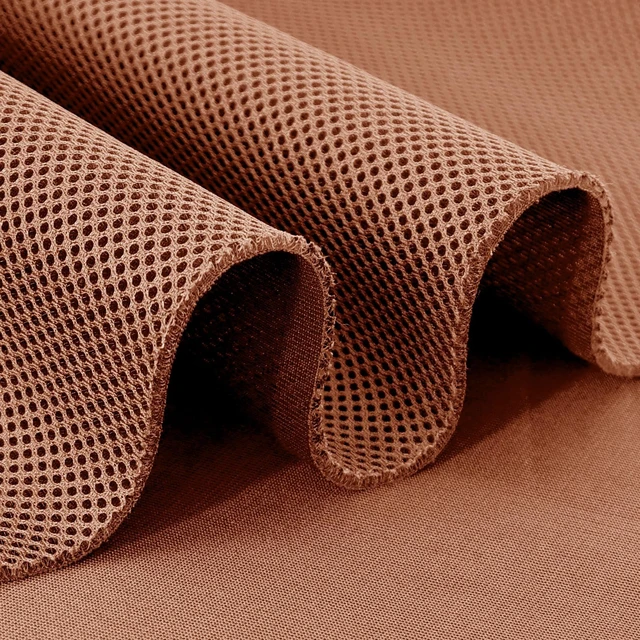 Alt view image 3 of 6 - Stereo Mesh Fabric for Speaker Repair - Premium Quality Speaker Grill Cloth for Speaker Restoration and Repair - 60 x 80 in / 150 x 200 CM Brown