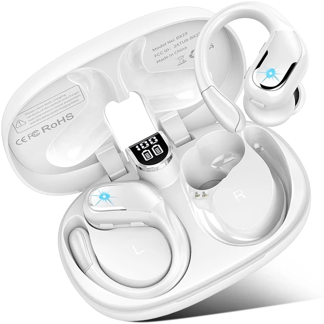 Main image of Wireless Earbuds Bluetooth Headphone Sport, Bluetooth Earbuds 14.2mm Driver Stereo Over Ear Buds, Noise Cancelling Earphone, IP7 Waterproof Headset for Workout/Running
