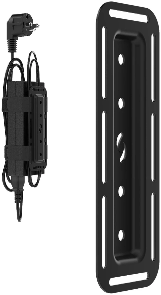 Main image of Universal Small Mounting Bracket for Small Devices Fits Modems, Power Blocks, Mount on Wall or Under Desk, Vertically or Horizontally