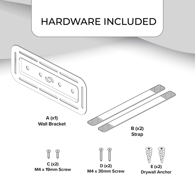 Alt view image 5 of 7 - Universal Small Mounting Bracket for Small Devices Fits Modems, Power Blocks, Mount on Wall or Under Desk, Vertically or Horizontally