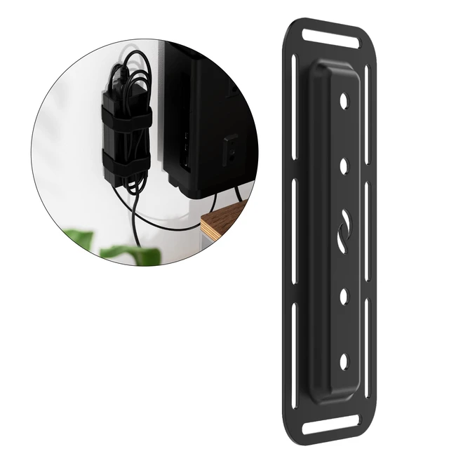 Alt view image 7 of 7 - Universal Small Mounting Bracket for Small Devices Fits Modems, Power Blocks, Mount on Wall or Under Desk, Vertically or Horizontally