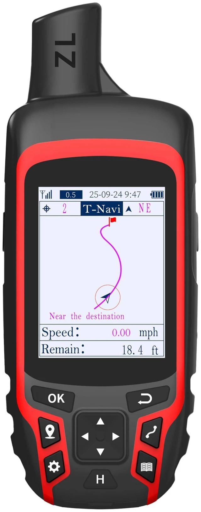 Main image of A6 Handheld GPS for Hiking,Multi GNSS Support,Rugged Navigator Compact GPS with 2.4" Color Screen, 20 Hours Battery Life for Hiking and All Outdoor Activities