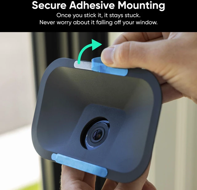 Alt view image 4 of 7 - Window Cam Wedge Mount, Compatible Only with Window Cam, 20-Degree Viewing Angle, Glare-Reducing Design