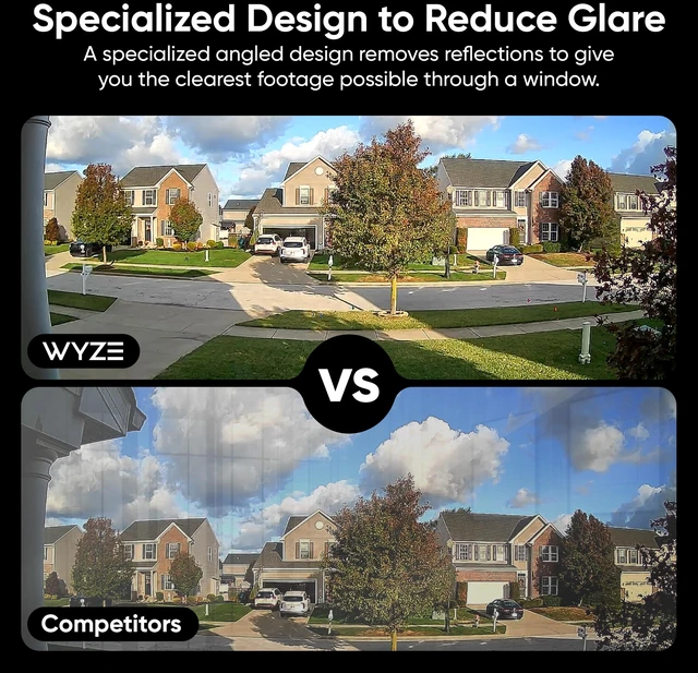 Alt view image 5 of 7 - Window Cam Wedge Mount, Compatible Only with Window Cam, 20-Degree Viewing Angle, Glare-Reducing Design