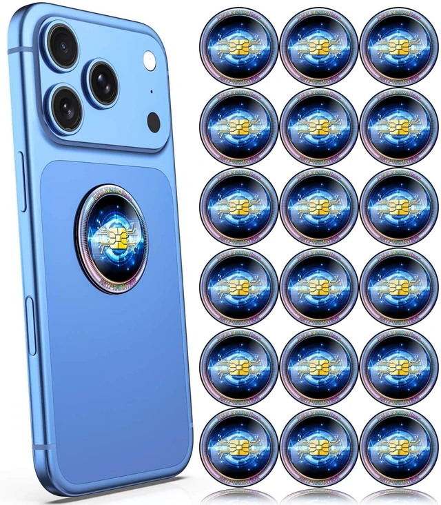 Main image of Cell Phone EMF Protection Neutralizers - for Smart Phones/Tablets/Laptops/Computer/WiFi/Priner/TV 18 Pack