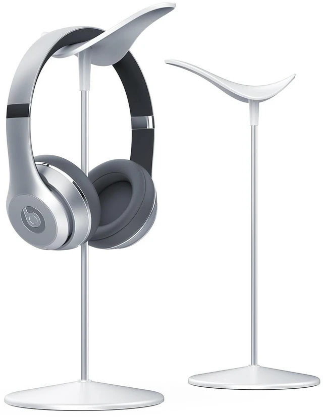 Main image of Headphone Stand Desktop Headset Holder, Elegant Earphone Stand Unique Appearance Design, Ultra Sturdy, Multi-Scenario Use for All Headset like Airpods Max, HyperX, Beats, Senn heiser