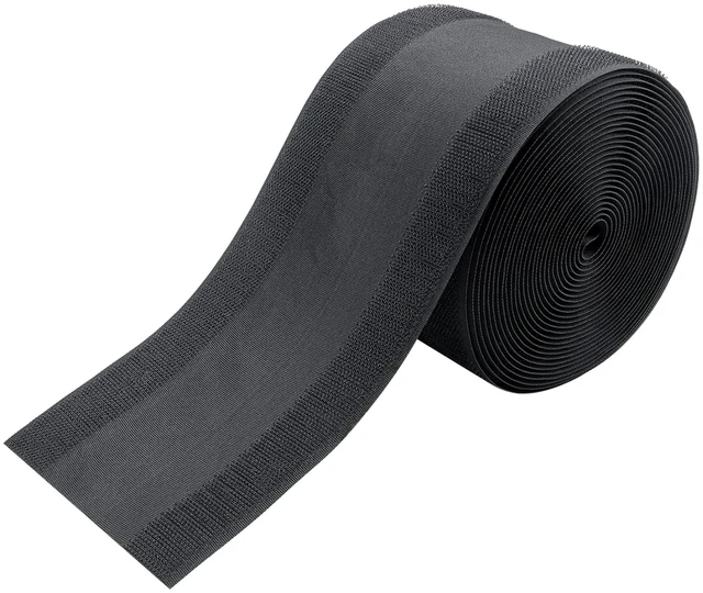 Main image of Carpet Cord Cover Carpet Cable Management Under Desk Cable Grip Strip Black Hook and Loop Tape Cable Polyester Cover Protect Cables to Prevent Tripping Over Wires for Homes & Office (20ft)