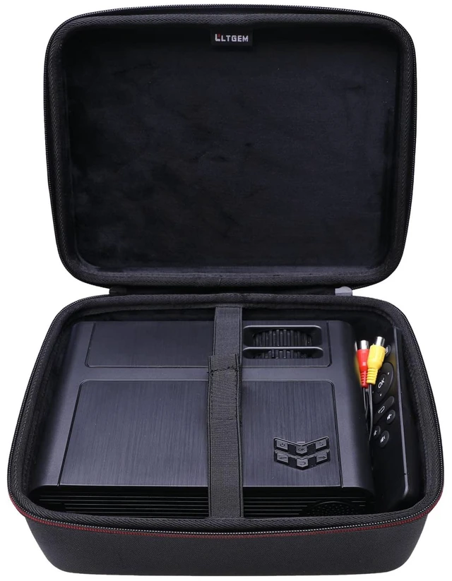Main image of LTGEM Hard Case for Mini Projector Carrying Bag, Inside: 10.3"x7.5"x3.5" Fits ELEPHAS Mini Projector Upgraded and Most Mini Projectors, Case Only