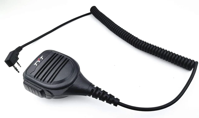Alt view image 4 of 6 - Handheld Microphone Speaker MIC TH-47 for MD-UV380 MD-UV390 TH-UV8000D UV-5R BF-888S Walkie Talkie