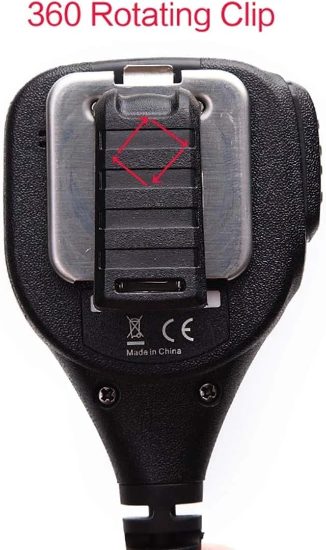 Alt view image 5 of 6 - Handheld Microphone Speaker MIC TH-47 for MD-UV380 MD-UV390 TH-UV8000D UV-5R BF-888S Walkie Talkie
