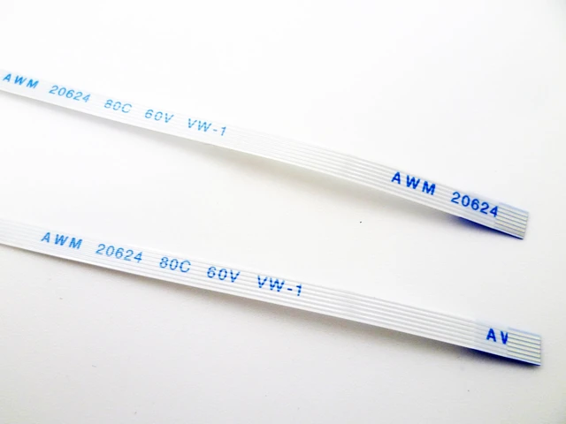 Alt view image 3 of 7 - 2X Flex Ribbon Cable Replacement Compatible with Sony PlayStation 5 PS5 KES-497A KEM-497AAA Console (6pins LED Light Board PCB Host)