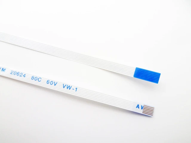 Alt view image 6 of 7 - 2X Flex Ribbon Cable Replacement Compatible with Sony PlayStation 5 PS5 KES-497A KEM-497AAA Console (6pins LED Light Board PCB Host)