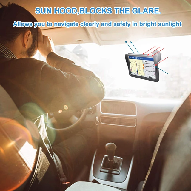 Alt view image 2 of 7 - GPS Navigator for Car Truck RV9 Inch Touchscreen,Free Map Updates 2026 Latest Map GPS for Car with Free Updates, Voice Guidance, Speed Alerts, Custom Routing, HD TouchscreenBlack