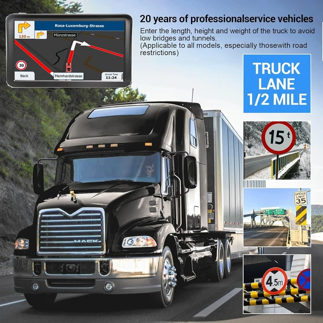 Alt view image 3 of 7 - GPS Navigator for Car Truck RV9 Inch Touchscreen,Free Map Updates 2026 Latest Map GPS for Car with Free Updates, Voice Guidance, Speed Alerts, Custom Routing, HD TouchscreenBlack
