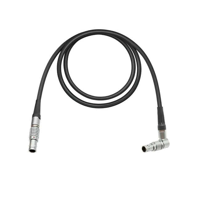Main image of Rotatable Right Angle Lemo-Compatible 0B 2 Pin Male to 2Pin Male Power Cable Suitable for Teradek Bond, SmallHD Monitor, ARRI Alexa, RED DSMC2, Z CAM E2 F6/S6, Transvideo, Preston, 39