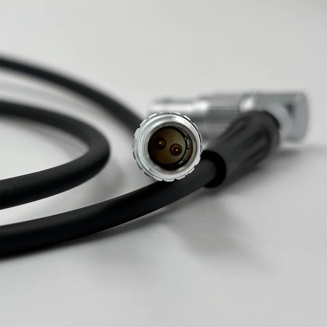 Alt view image 5 of 7 - Rotatable Right Angle Lemo-Compatible 0B 2 Pin Male to 2Pin Male Power Cable Suitable for Teradek Bond, SmallHD Monitor, ARRI Alexa, RED DSMC2, Z CAM E2 F6/S6, Transvideo, Preston, 39