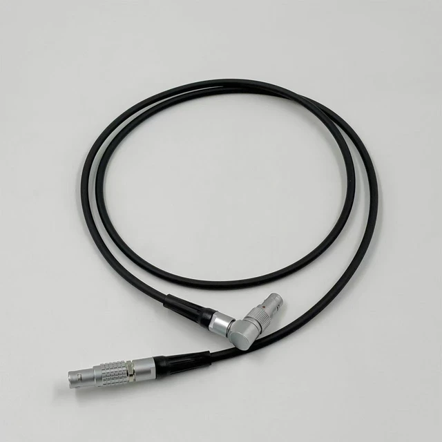 Alt view image 6 of 7 - Rotatable Right Angle Lemo-Compatible 0B 2 Pin Male to 2Pin Male Power Cable Suitable for Teradek Bond, SmallHD Monitor, ARRI Alexa, RED DSMC2, Z CAM E2 F6/S6, Transvideo, Preston, 39