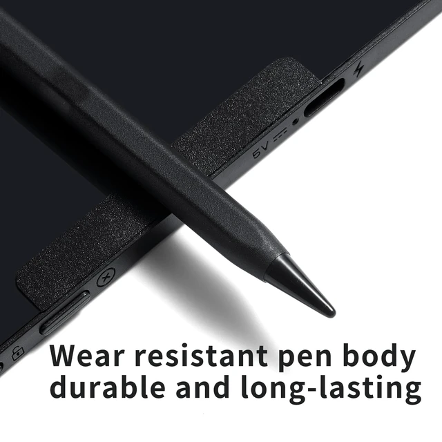 Alt view image 5 of 7 - 12in Rechargeable LCD Writing Tablet, Bezel-Free Type-C Digital Notepad for Adults Ultra-Slim Lightweight Fine Lines No Palm Marks Office Home School Reusable