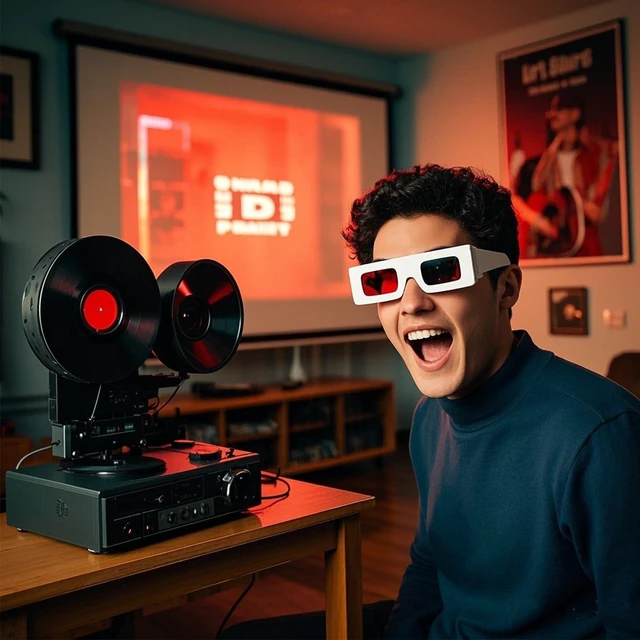 Alt view image 5 of 5 - 20 Pcs Red 3D Glasses Paper red-red 3D Movie Glasses Secret Reveal Red Lenses 3D Glasses 3D Viewing Decoder Glasses