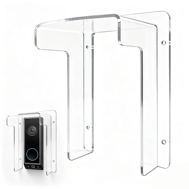 Main image of Universal Doorbell Rain Cover Compatible with Video Doorbell E340/C31/C30/S330/S220/2K, Acrylic Doorbell Cover Weatherproof, Anti-Glare Sun Protection