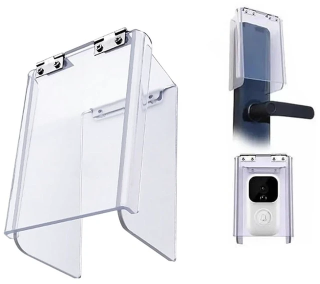 Main image of Weatherproof Flip-Cover for Smart Door Locks & Keypads - Universal Rain Shield for Access Control Keypads, Door Phones, and Intercom Systems(Y140 - Flip lid)