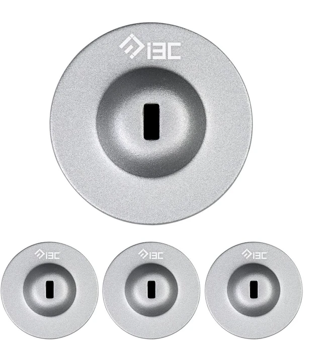 Main image of Anchor Plate Adhesive Security Plate, Laptop Lock Plate with Slot, Universal Lock Plate for Laptop, Monitor, Smart Phone,Tablet, Other Electronic Products 4 Pack (Silver)