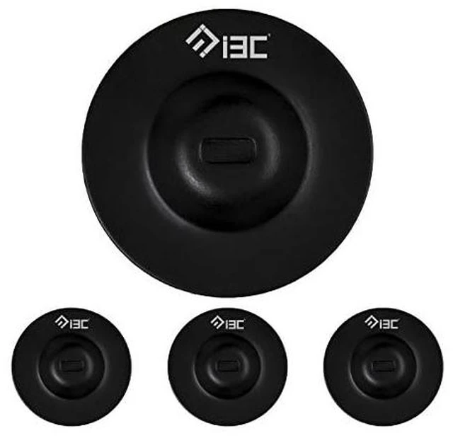 Main image of Anchor Plate Adhesive Security Plate, Laptop Lock Plate with Slot, Universal Lock Plate for Laptop, Monitor, Smart Phone,Tablet, Other Electronic Products 4 Pack (Black)
