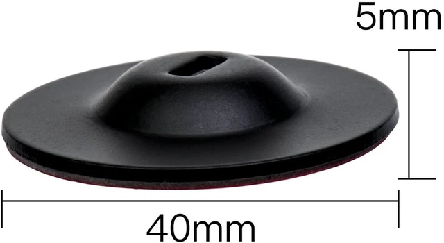 Alt view image 4 of 6 - Anchor Plate Adhesive Security Plate, Laptop Lock Plate with Slot, Universal Lock Plate for Laptop, Monitor, Smart Phone,Tablet, Other Electronic Products 4 Pack (Black)