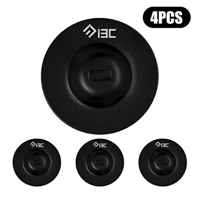 Alt view image 6 of 6 - Anchor Plate Adhesive Security Plate, Laptop Lock Plate with Slot, Universal Lock Plate for Laptop, Monitor, Smart Phone,Tablet, Other Electronic Products 4 Pack (Black)