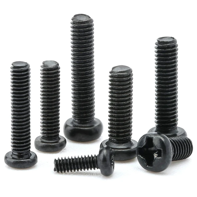 Alt view image 5 of 7 - 650 pcs M1.4 M1.7 M2 M2.5 M3 Round Pan Head Laptop Mini Screw Kit Carbon Steel, Laptop Computer Screw, for Repairing Most Computers, for Sports Equipment; Lawnmowers; Blowers, Mini Screw Set