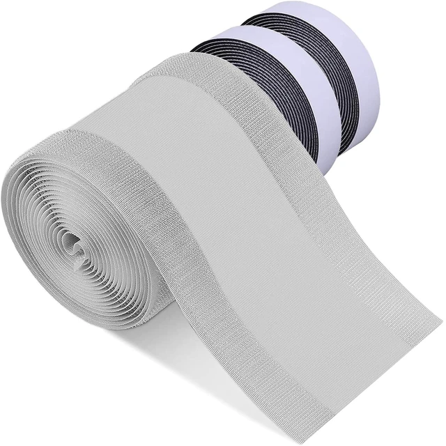 Main image of Floor Cord Cover Set Self-Adhesive Hook-and-Loop Fuzzy Base + Cord Cover for Smooth Surfaces (Tile, Wood Floor, Desk, Wall) Hide Cables & Prevent Tripping (Gray, 20 ft)