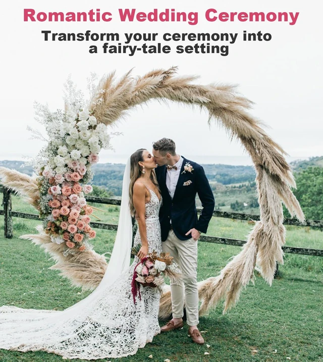 Alt view image 6 of 7 - 7.4FT Round Backdrop Stand with Two Water Bags for Party, Gold Round Arch Stand with Extended Base for Ceremony, Metal Wedding Arch for Birthday Party Baby Shower
