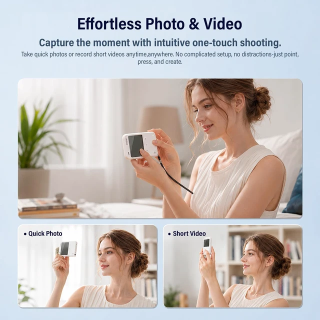 Alt view image 5 of 6 - C100 Lo-Fi Digital Camera with Light Meter & Transparent Viewfinder Screen-Free Shooting, Transparent Viewfinder, Built-In Light Meter, 2MP Lo-Fi Photos& 65g Pocket Designwith TF Card
