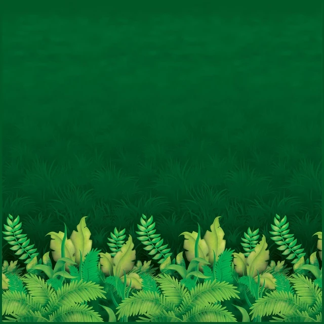 Main image of Jungle Foliage Backdrop Party Accessory