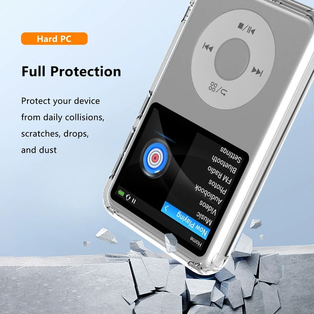 Alt view image 2 of 7 - Phone Case for Innioasis Y2 Mp3 Player, with 2 Pack Built-in Screen Protector,Flexible Silicone TPU Shockproof Anti-Scratch, Non-Yellowing,Slim Fit Cover Case for Innioasis Y2,Clear