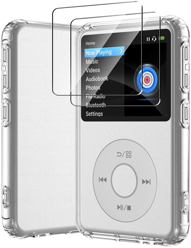 Main image of Phone Case for Innioasis Y2 Mp3 Player, with 2 Pack Built-in Screen Protector,Flexible Silicone TPU Shockproof Anti-Scratch, Non-Yellowing,Slim Fit Cover Case for Innioasis Y2,Clear