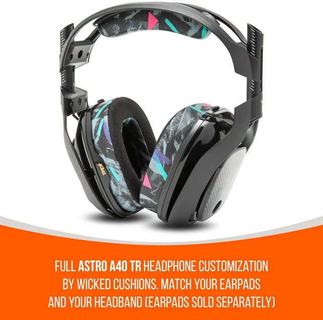 Alt view image 5 of 7 - BandZ A40 - Headband Replacement Kit for Astro A40 TR & Gen 4 Made by Wicked Cushions Enhanced Comfort, Style & Easy Installation 90's Black
